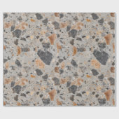 Cadeau Terrazzo Pierre Texturée Imprimer Papier à envelop (Plat)