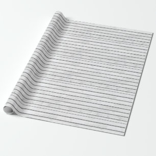 Cadeau TêtesBoisBlanc Envelopper le papier sans soudure