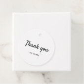 Cadeau texte simple et minimal merci les étiquettes cadea (En situation)