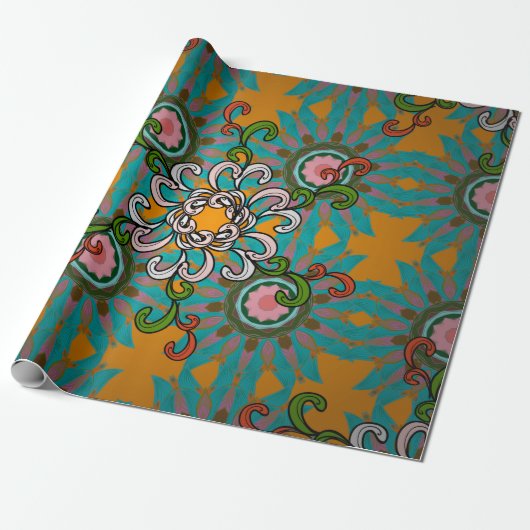 Cadeau texture Arrière - plan, papier peint, thème floral (Déroulé)