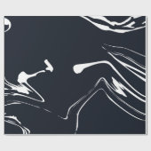 Cadeau Texture de marbre liquide Papier d'enveloppement n (Plat)