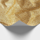 Cadeau Texture de papier ridée or abstrait arrière - plan (Coin)