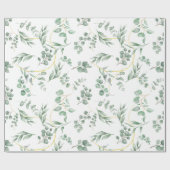 Cadeau Thème Eucalyptus papier mariage (Plat)