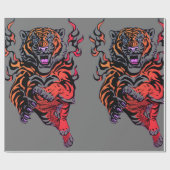 CADEAU TIGRES DE PAPIER EN LAMES (Plat)