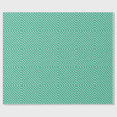 Cadeau Tiny Four Leaf Clovers papier d'emballage mat (Plat)