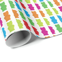 Tonnes de papier d'emballage d'ours gommeux