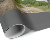 Cadeau Trail Riding 2 Papier d'emballage (Coin rond)