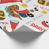 Cadeau Treasure Island Party Pirate Wrapate Papier (Coin)