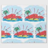 Cadeau Treasure Island Pirate Ship Wrapper Papier - Cadea (Plat)