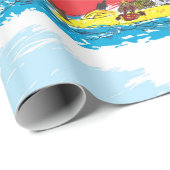 Cadeau Treasure Island Pirate Ship Wrapper Papier - Cadea (Coin rond)