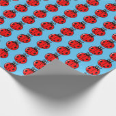 Cadeau Trois petits Ladybugs - Papier d'enveloppement mat (Coin)