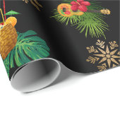 Cadeau Tropica - Papier d'emballage (Coin rond)