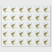 Cadeau Truite d'anniversaire et papier d'emballage (Plat)