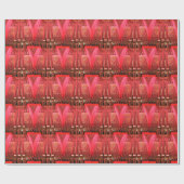 Cadeau Tubes roses vibrants en papier (Plat)