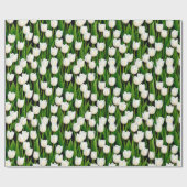 Cadeau Tulipes blanches - papier d'emballage (Plat)