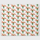 Cadeau Tulipes orange dans le vase sur papier blanc (Plat)