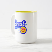 Cadeau Tweekleurige Koffiemok (Voorkant links)