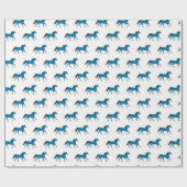 Cadeau Un beau papier d'enveloppement de cheval (Plat)