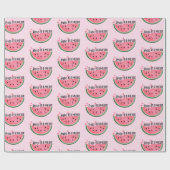 Cadeau Un Dans Un Melon Watermelon Papier Enveloppant Ann (Plat)