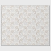 Cadeau Un joli papier d'emballage fleuri (Plat)