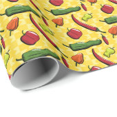 Cadeau Un monde de cheppers enveloppant du papier (Coin rond)