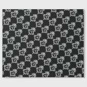 Cadeau Un monogramme papier d'emballage initial (Plat)
