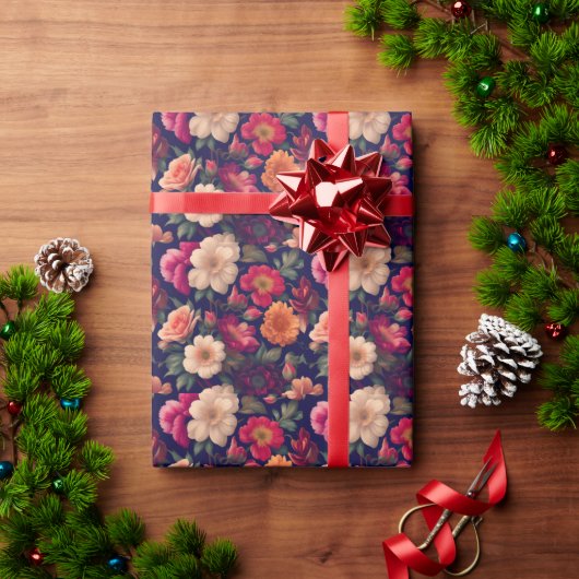 Cadeau Un papier peint à motif floral (Cadeau de vacances)