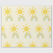 Cadeau Un petit rayon de papier enveloppant de soleil (Plat)
