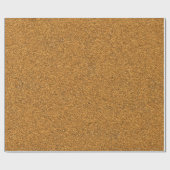 Cadeau Un rouleau de papier brun avec une surface texturé (Plat)