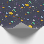 Cadeau Univers, l'espace, papier d'emballage d'imaginaire (Coin)