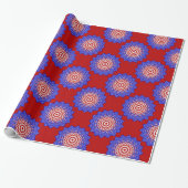 Cadeau USA Drapeau Teabag Pliage s4-GIFT WRAPPER PAPIER (Déroulé)