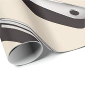 Cadeau Ustensile de cuisine thème papier enveloppement (Coin rond)