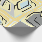 Cadeau Utilisation D'Un Papier D'Enveloppement D'Ordinate (Coin)