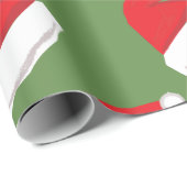 Cadeau Vacances d'hiver Papier d'enveloppement (Coin rond)