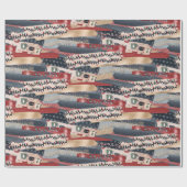 Cadeau Vacances et papier d'enveloppement de cacao (Plat)