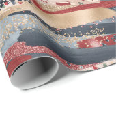 Cadeau Vacances et papier d'enveloppement de cacao (Coin rond)