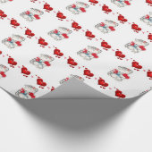 Cadeau Valentine's Day Wrapping Papier Kitten (Coin)