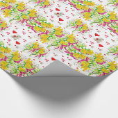 Cadeau Valentine's Day Wrapping Papier Teddy Ours (Coin)
