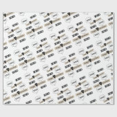 Cadeau Valentine's Day Wrapping Papier Xoxo Coeurs (Plat)