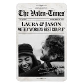 Cadeau Valentines personnalisées Magnet journal (Vertical)