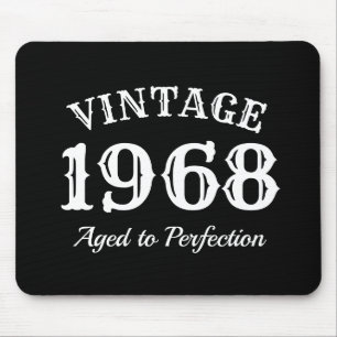 cadeau van 1968 voor 50e verjaardag van de Perfec Muismat