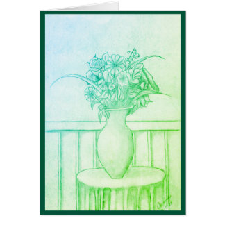 Cadeau van bloemen - Groen