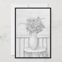 Cadeau van bloemen - Zwart