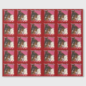 cadeau van Boxer-valentijnse hond, pakpapier (Vlak)