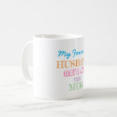 Cadeau van echtgenoot aan echtgenote koffiemok (Voorkant links)