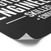cadeau van ingenieur poster (Hoek)