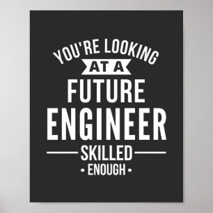 cadeau van ingenieur poster