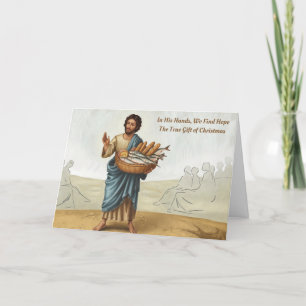 Cadeau van Kerstmis Feestdagen Kaart