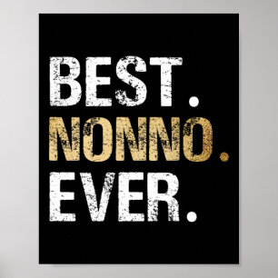 Cadeau van kleindochter kleinkind Beste Nonno  Poster