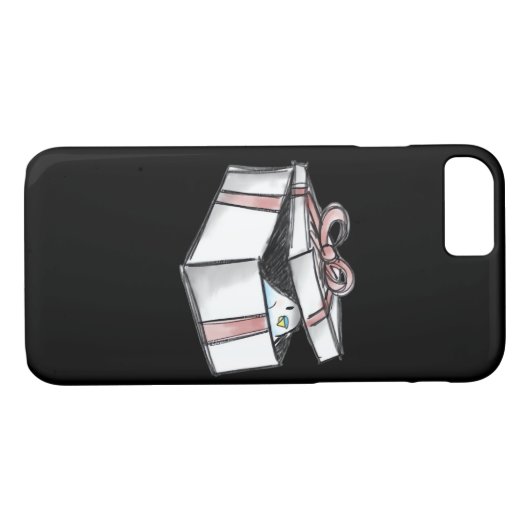 Cadeau van Peekabo Case-Mate iPhone Case (Achterkant (Horizontaal))